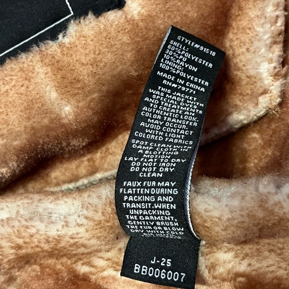 JORDAN CRAIG 91625 MEN'S EL JEFE SHEARLING MOTO JACKET, BLACK COFFEE SIZE L - Picture 10 of 13